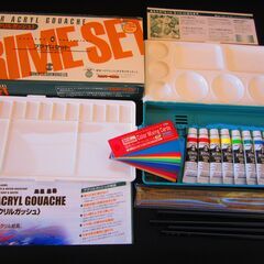 お値下げしました!!【中古】絵具セット