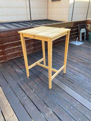 IKEA　BJÖRKUDDEN  カウンターテーブル, バーチ,