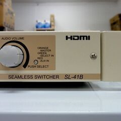 IMAGENICS マルチシグナル対応シームレススイッチャー SL-41B 映像・音声4入力1出力 通電のみ確認 ジャンク扱い品 札幌市 中央区 南12条の画像