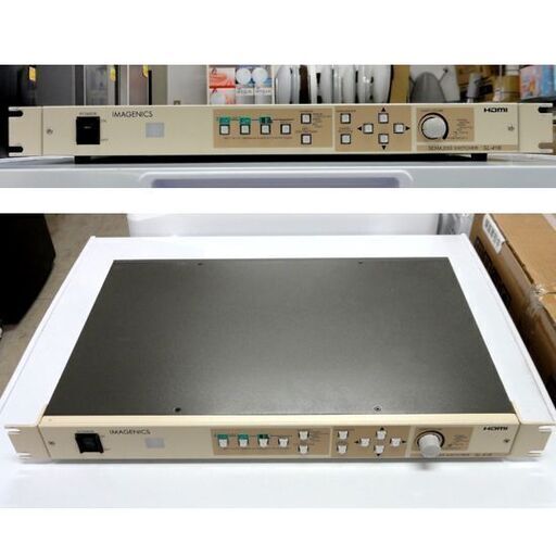 IMAGENICS マルチシグナル対応シームレススイッチャー SL-41B 映像・音声4入力1出力 通電のみ確認 ジャンク扱い品 札幌市 中央区 南12条