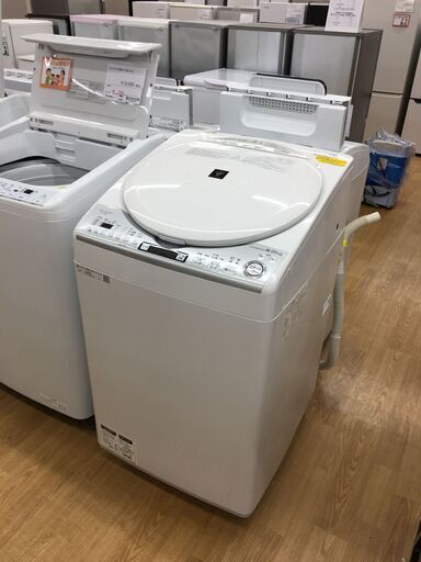 ★ジモティ割あり★ シャープ　SHARP 洗濯乾燥機 ES-TX8D 8.0kg 20年製 動作確認／クリーニング済み SJ4696