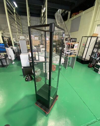 大阪⭐️エコマックス♻️「S53」ガラスケースショーケース 上下鍵付き 陳列棚 高さ1850mm 5段 タテヤマアドバンス 店舗用什器