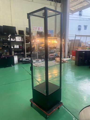 大阪⭐️エコマックス♻️「S53」ガラスケースショーケース 上下鍵付き 陳列棚 高さ1850mm 5段 タテヤマアドバンス 店舗用什器