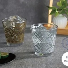 ★新品★未使用★和モダングラス 金銀揃え ペアグラスの画像