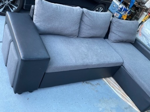 カウチソファーベッドL字型1年半使用
