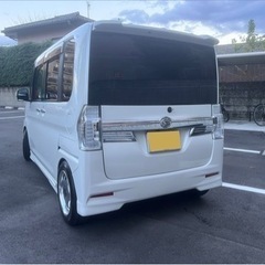車検たっぷり！！　ダイハツ　タントカスタム　ローダウン　ワーク　ユーロラインの画像