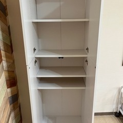 ホワイト　シェルフ　値引きしました！の画像
