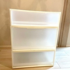 無印良品 衣装ケース 3点セットの画像