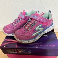 スケッチャーズ　キッズシューズ　18cm 中古