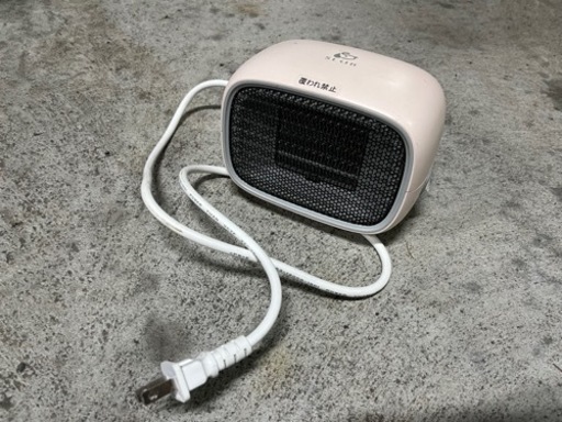 小型電気ファンヒーター　350W