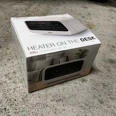 小型電気ファンヒーター　200W セラミックヒーターの画像
