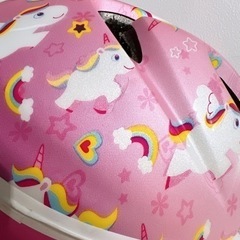 子供用ヘルメット　ユニコーン　ピンクの画像