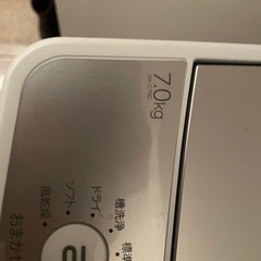 洗濯機　引き取り希望　金額相談可の画像