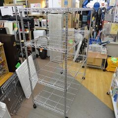 大型！4段スチールラック 幅120×奥行61×高さ155㎝ IRIS