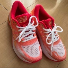 asics GEL-NIMBUS ピンクレッド23㎝