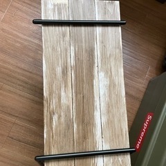 アイアン アウトドアテーブル　wood 美品　インテリアにも！の画像