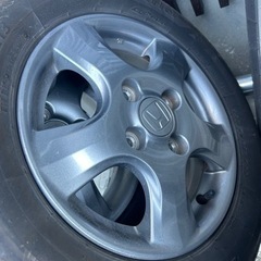 ㊗️ありがとうございました㊗️🛞155 70 13       美品　ホイール付きタイヤ🚗の画像