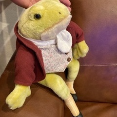 ピーターラビットのジェレミーフィッシャーどん　ぬいぐるみの画像