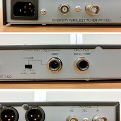 東亜 ダイバシティ ワイヤレス チューナー WT-1822 スタジオ機材 プロ用設備 業務機器 TOA 札幌市 中央区の画像