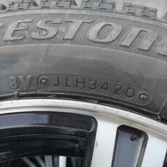 155/65R14　スタッドレスアルミセット　ブリジストンVRX　セリアル3420　しっかり山あります！！軽自動車用の画像