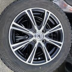 155/65R14　スタッドレスアルミセット　ブリジストンVRX...