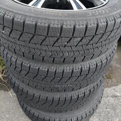 155/65R14　スタッドレスアルミセット　ブリジストンVRX　セリアル3420　しっかり山あります！！軽自動車用の画像