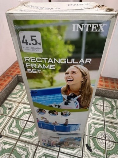 INTECX プール(フィルター、ハシゴ、プールカバー付き)