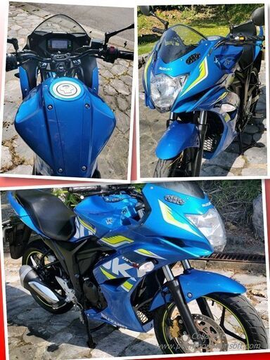 ＜ジクサー150SF　ブルー＞