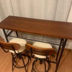TAMカウンターテーブル&チェア2脚