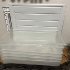 衣装ケース　3段2列　0円　※解体済み　引取に来れる方のみ