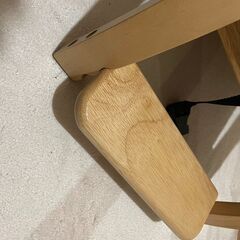 大和屋 アーチ キッズチェア ベビーチェア 木製 ローチェアIII ナチュラルの画像