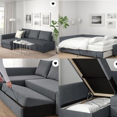 【IKEA】ソファーベッド　FRIHETEN フリーヘーテンの画像