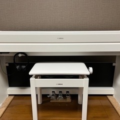 YAMAHA電子ピアノYDP-S55WH＋高低自在イス＋ヘッドホン