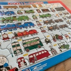 乗り物大好き！パズルセット　新幹線　トーマスの画像