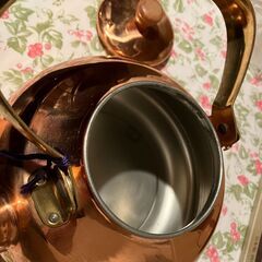 管K-70【愛知県一宮市から】【平日もお渡しできます！】新品未使用品 森井金属興行 銅製湯沸かし 薬缶 ケトル やかんの画像