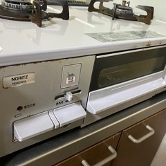NORITZ 2口ガスコンロ　グリル付き