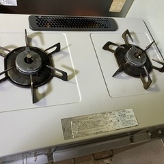 NORITZ 2口ガスコンロ　グリル付きの画像