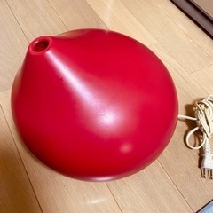 加湿器　赤　山善　超音波式