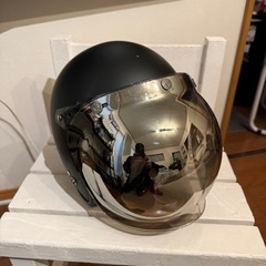 美品❗️女性用ジェットヘルメット／マットブラック