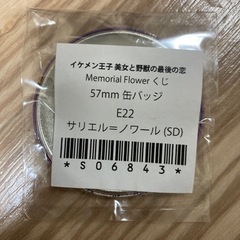 【新品未開封】サリエル＝ノワール cv. 速水奨 缶バッジの画像