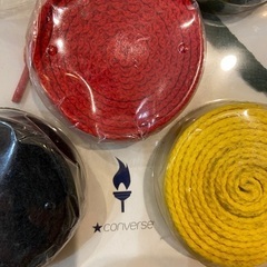 コンバース　靴紐の画像