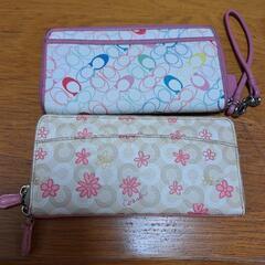 COACH財布2種の画像