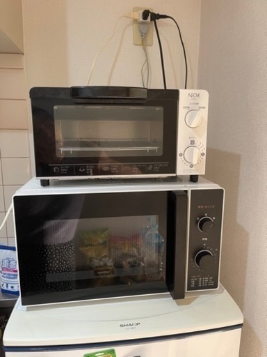 【お話し中】家電 キッチン家電 オーブントースター 電子レンジ