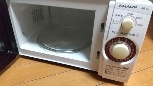 電子レンジ＋蛍光スタンド＋コタツ