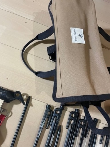 スノーピーク　ぺグ、ハンマー、マルチコンテナ