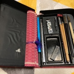 書道セット 半紙大量にあります。の画像