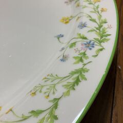 管K-86【愛知県一宮市から】【平日もお渡しできます！】Noritake ノリタケ IVORY CHINA REVERIE 7191 オーバルプレート 大皿 楕円皿　中古　２枚セットの画像