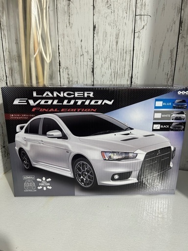 新品未開封 ラジコン　RCランサーエボリューションファイナルエディション「ホワイト」