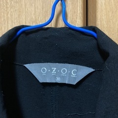 OZOC  ブラックブラウスの画像