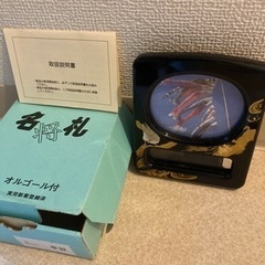 漆器　写真立て　オルゴールこいのぼり